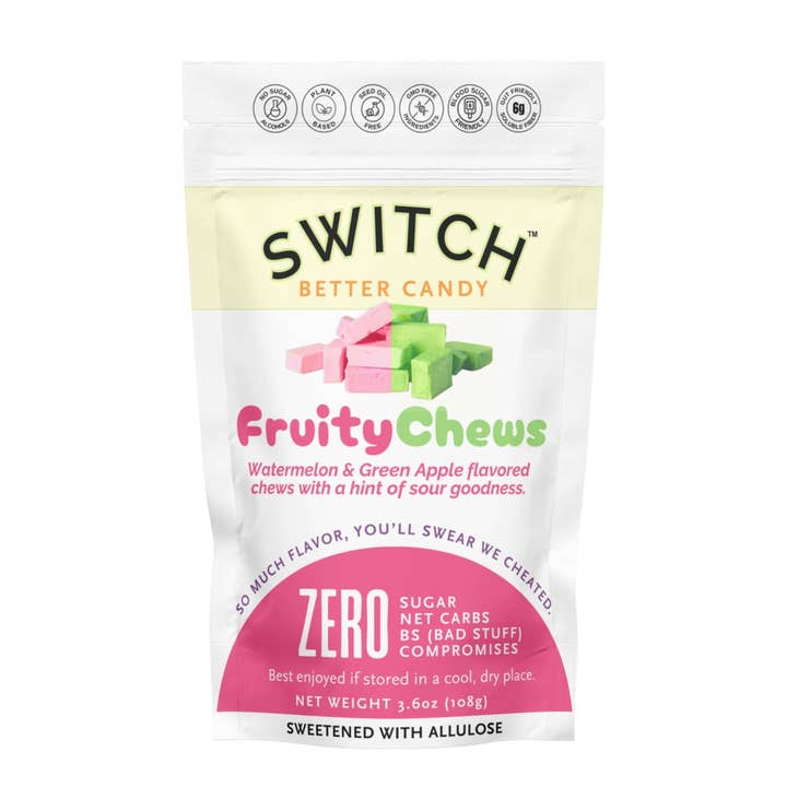 SWITCH® Fruity Chews - 3.6oz Bag for wholesale by SWITCH® (Scrummy Sweets Co.)