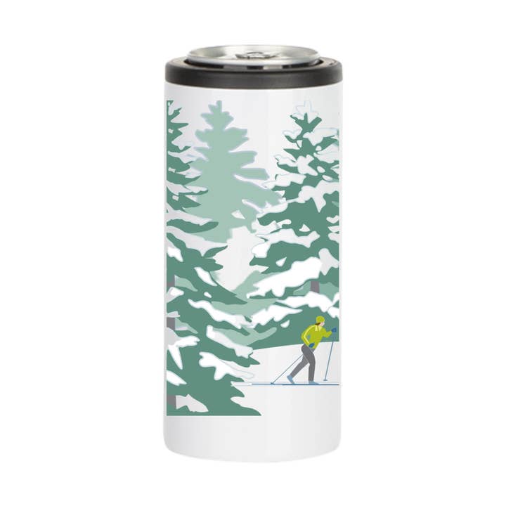 Refrigerador Skinny Isolado | Woodland Ski Wrap por atacado de Creative Compass