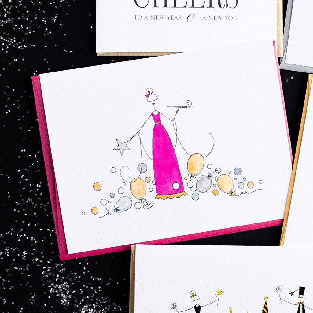 LO in LONDON® - Wholesale New Year's Card - "SPARKLE" NEW YEAR CARD4