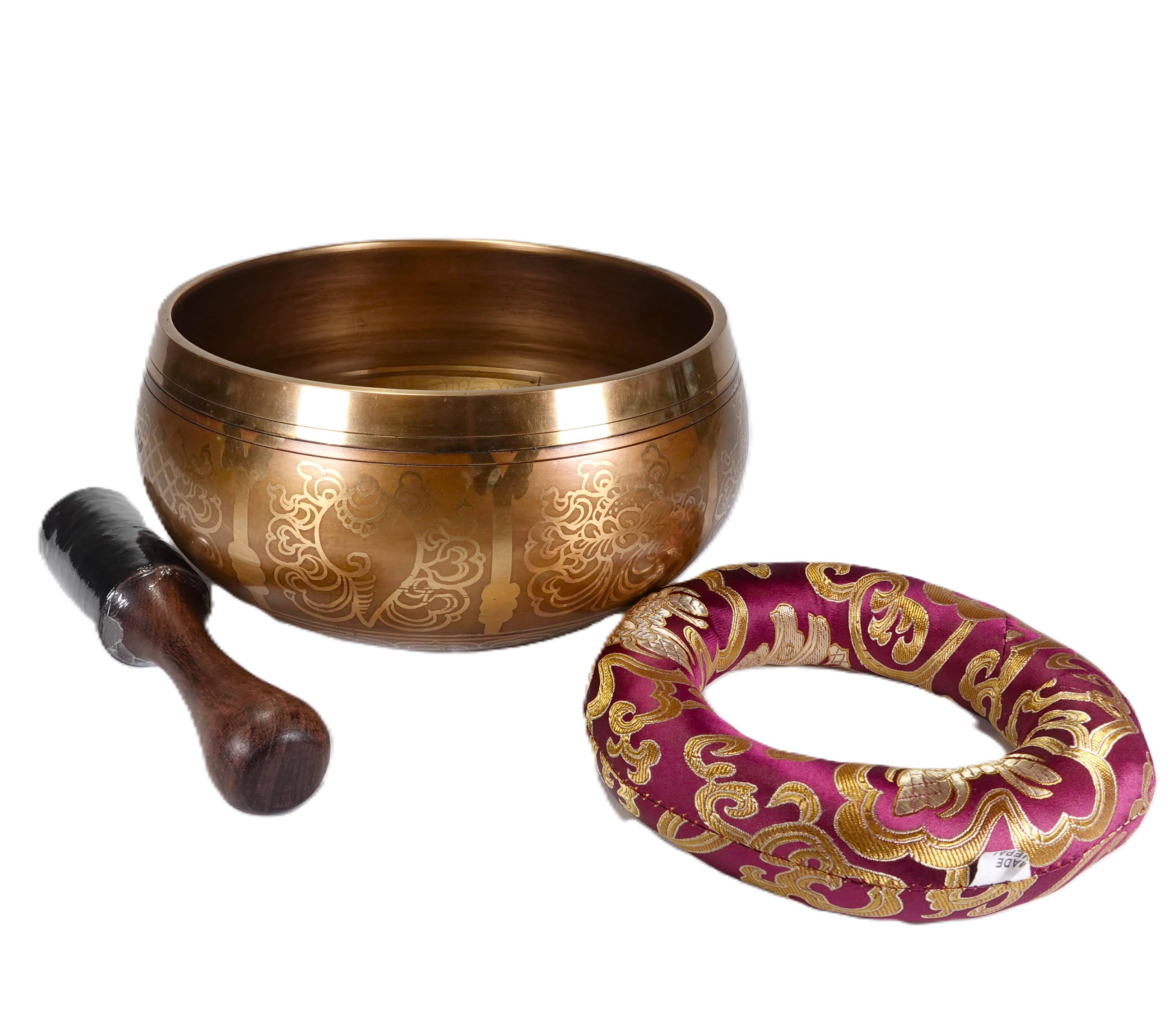 Tenzing Collections - Wholesale Meditation Supplies - large Tibetan singing bowl with amazing sounds7