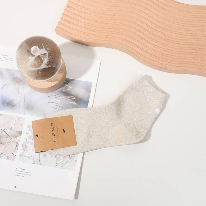 INES DELAURE - Wholesale Socks - Unisex - Heart socks, mid-high4