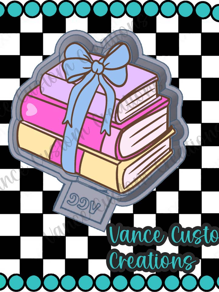 Stampo Fresco per Libri con Fiocco per la vendita all'ingrosso da parte di Vance Custom Creations