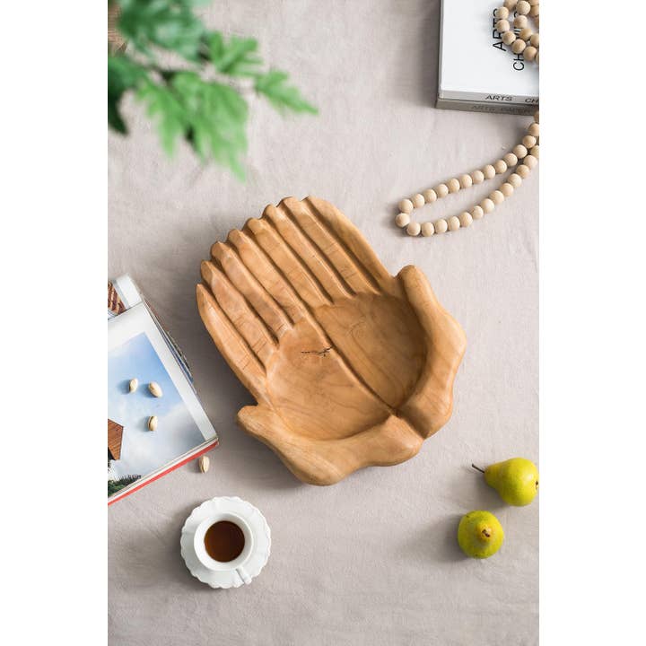 A&B Home Group Inc. - Vendita all'ingrosso Ciotole/Piatti decorativi - Ciotola in Teak, Fatta a Mano8