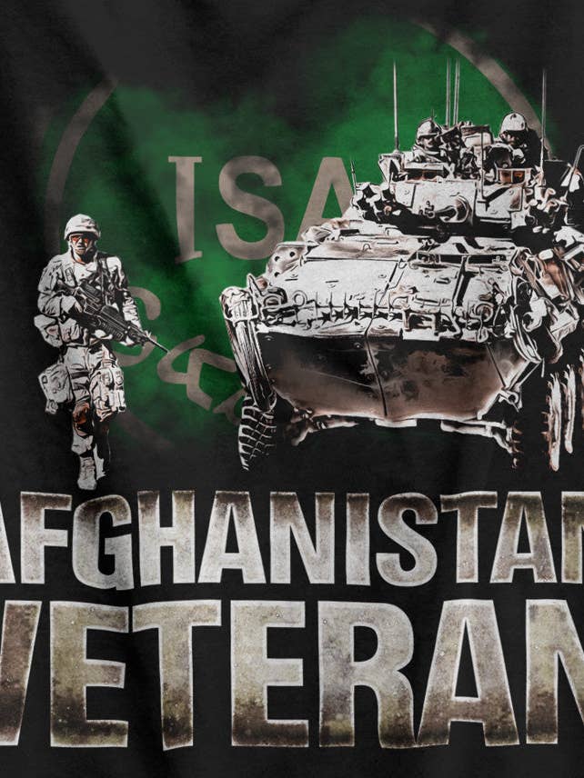 Canada for Victory – Großhandel T-Shirt mit Siebdruck – Unisex – T-Shirt für Afghanistan-Veteranen (ISAF-Wappen)3