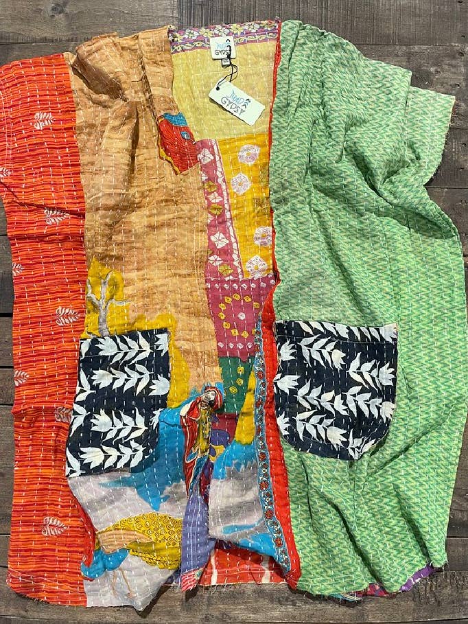 Jaded Gypsy - Wholesale Kimono - Women's - Kantha Sunrise Kimono JG-15