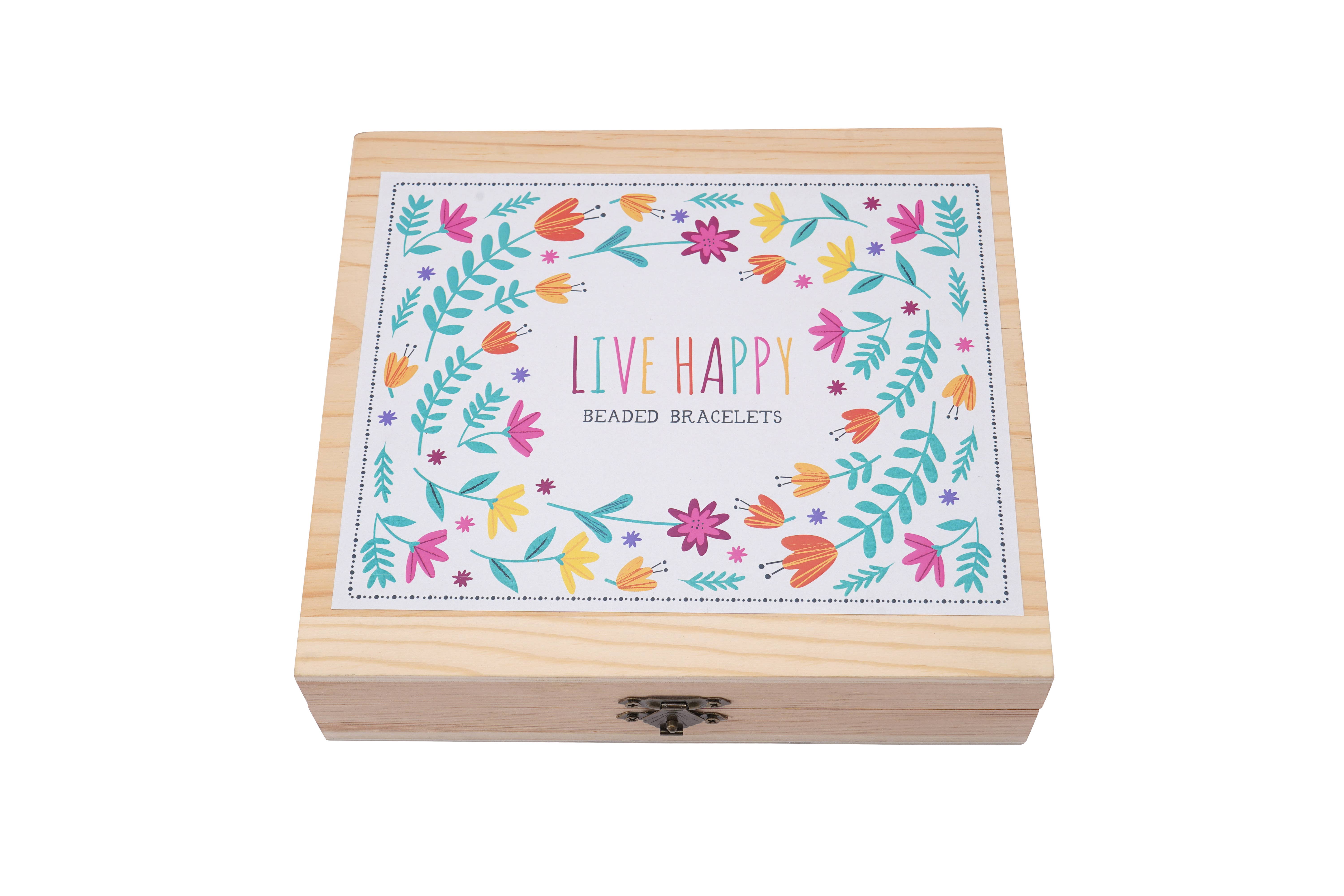 CGB Giftware - Vente Bracelet de perles - CGB Giftware - 10 bracelets slogan variés présentés4