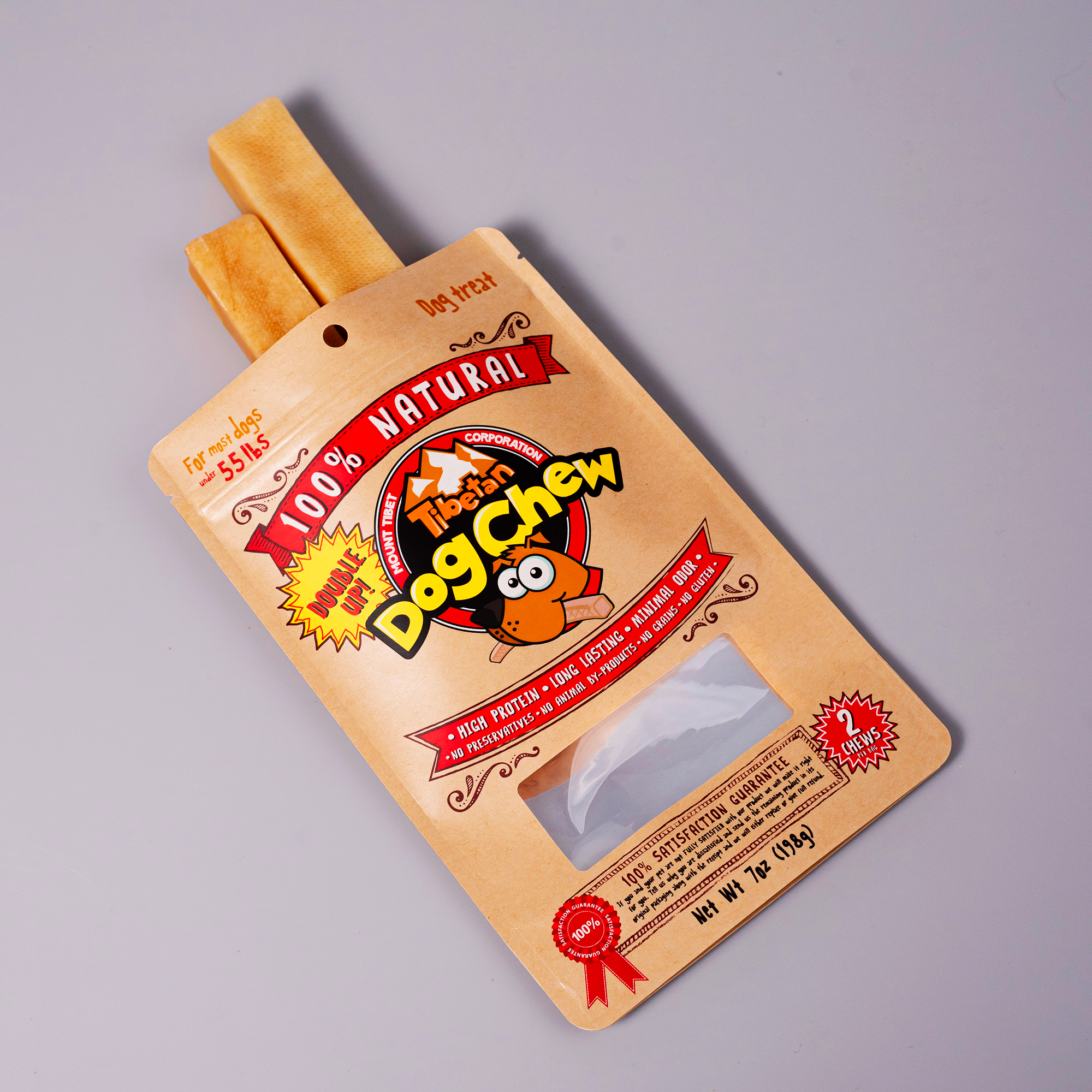 Tibetan Dog Chew - Wholesale Pet Treats - Dog - Tibetan Dog Chew Large Double Up1