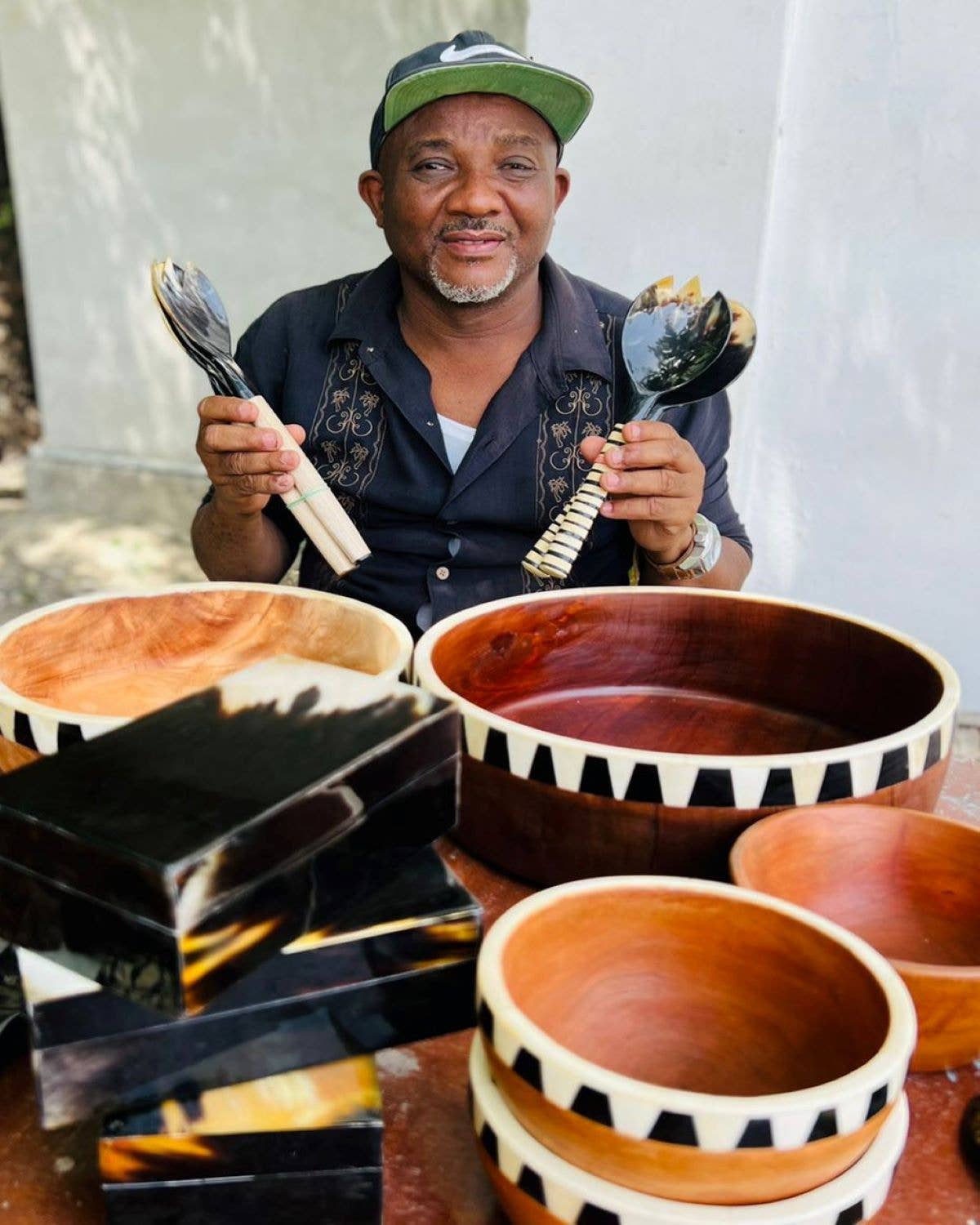 Vi Bella - Wholesale Table Spoon (Cutlery) - Horn Spoon Set6