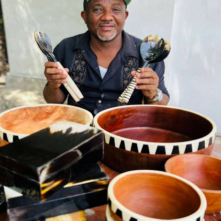 Vi Bella - Wholesale Table Spoon (Cutlery) - Horn Spoon Set6