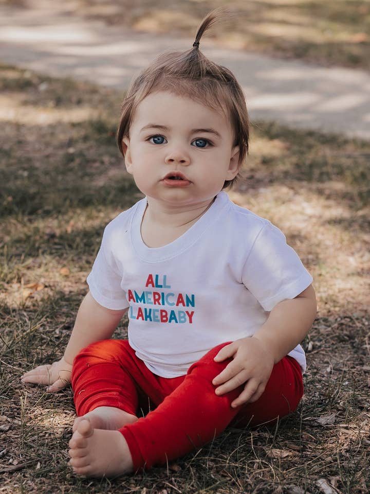 Lakebaby Ringspun Tee for wholesale by Lakegirl