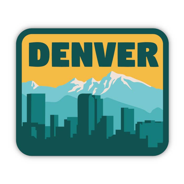 Denver Colorado Sticker for wholesale by Vancity Stickers