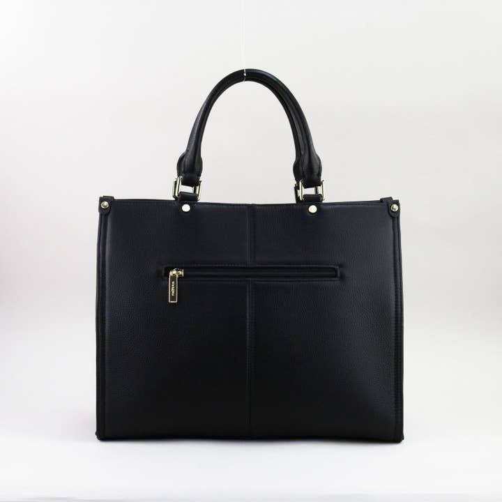 Frederic T. - Wholesale Top Handle Bag - Women's - 583079 Black - Leather handbag3