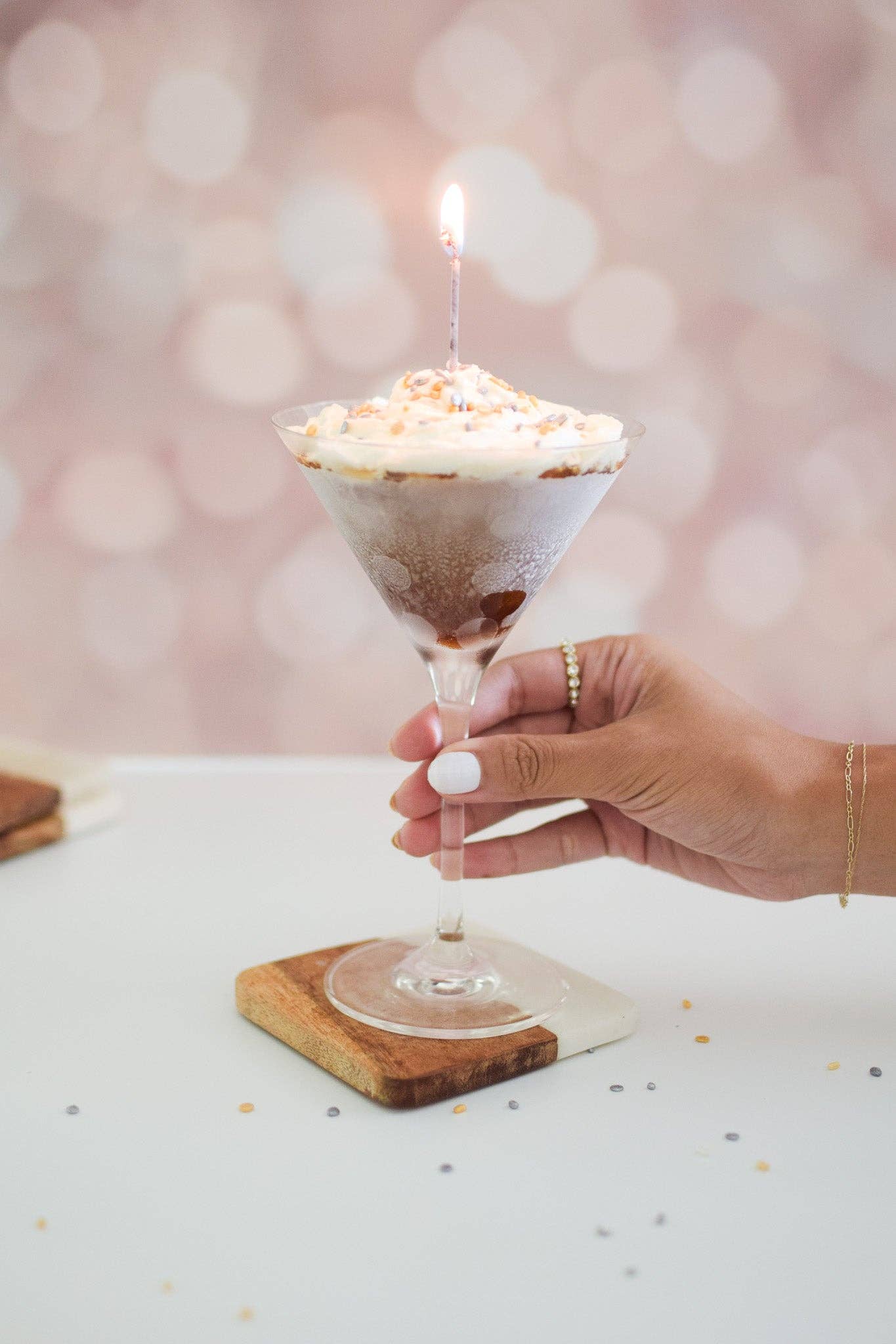 d'marie inc. - Vente Mélange/sirop pour cocktails - Cocktail Joyeux Anniversaire - Cocktail Prêt-à-Congeler1