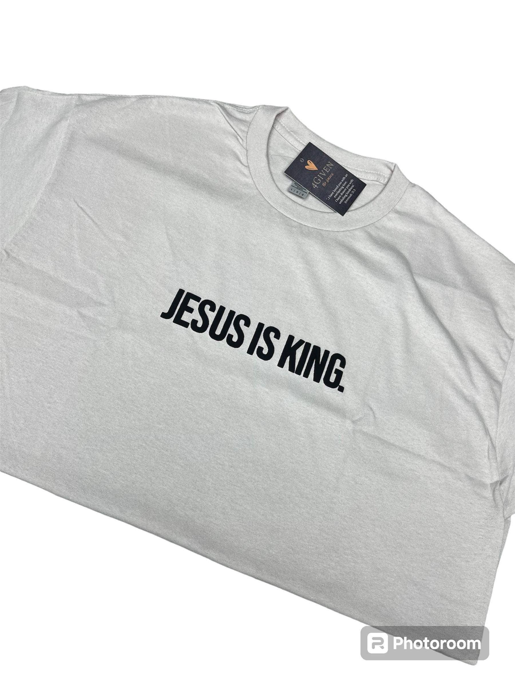 4Given By Grace – wholesale T-shirts med screentryck – Dam – Jesus Is King tröja4