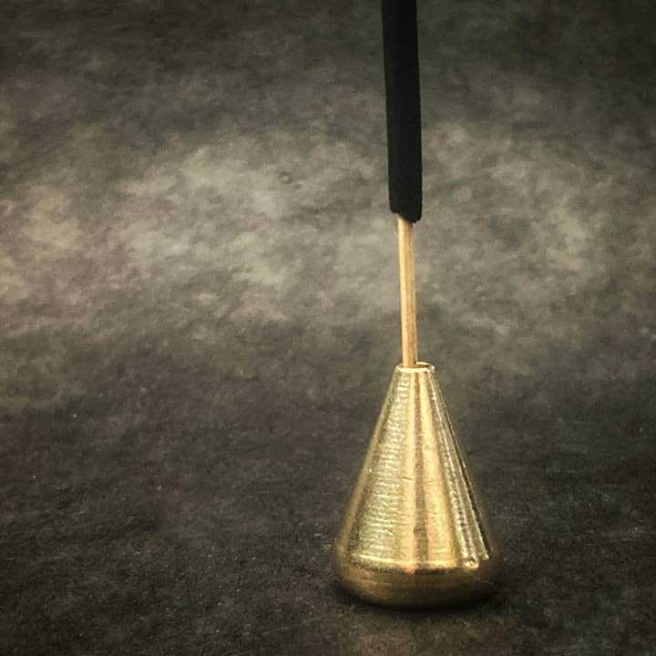 Porte-encens en laiton petit bâton pour la vente par Revelrie Arts