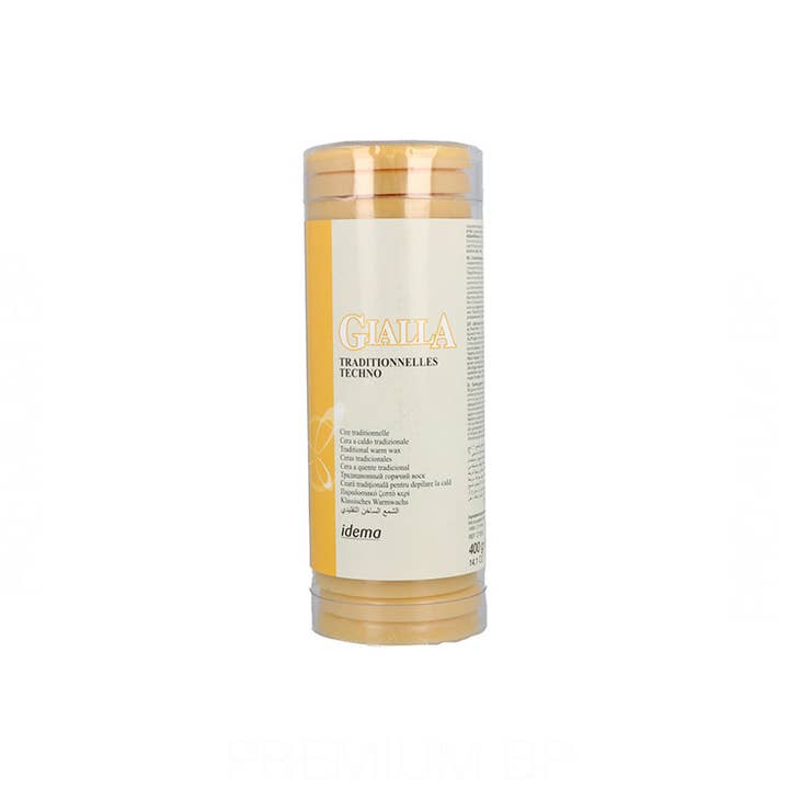 SUBLIME BEAUTY WHOLESALER SL - Wholesale Hair Styling Gel/Mousse - Idema Discos Hot Wax Gialla 400 gr.