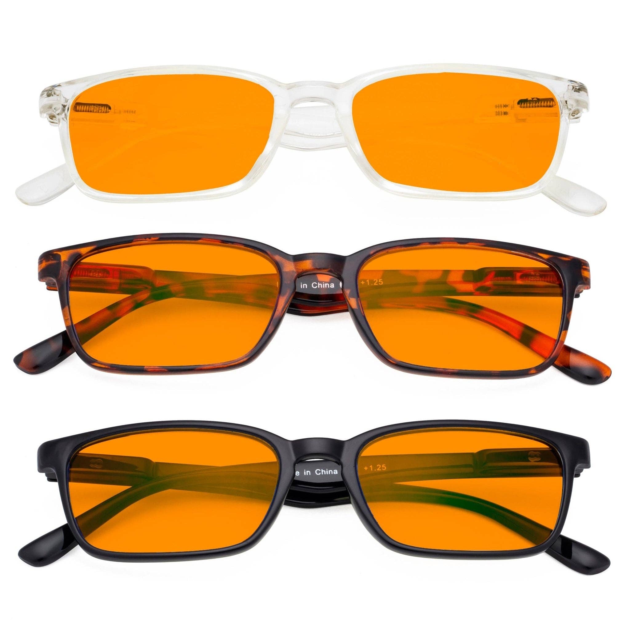  Pairs Mix 3 Pack Blue Light Blocking Reading Glasses for wholesale on Faire1