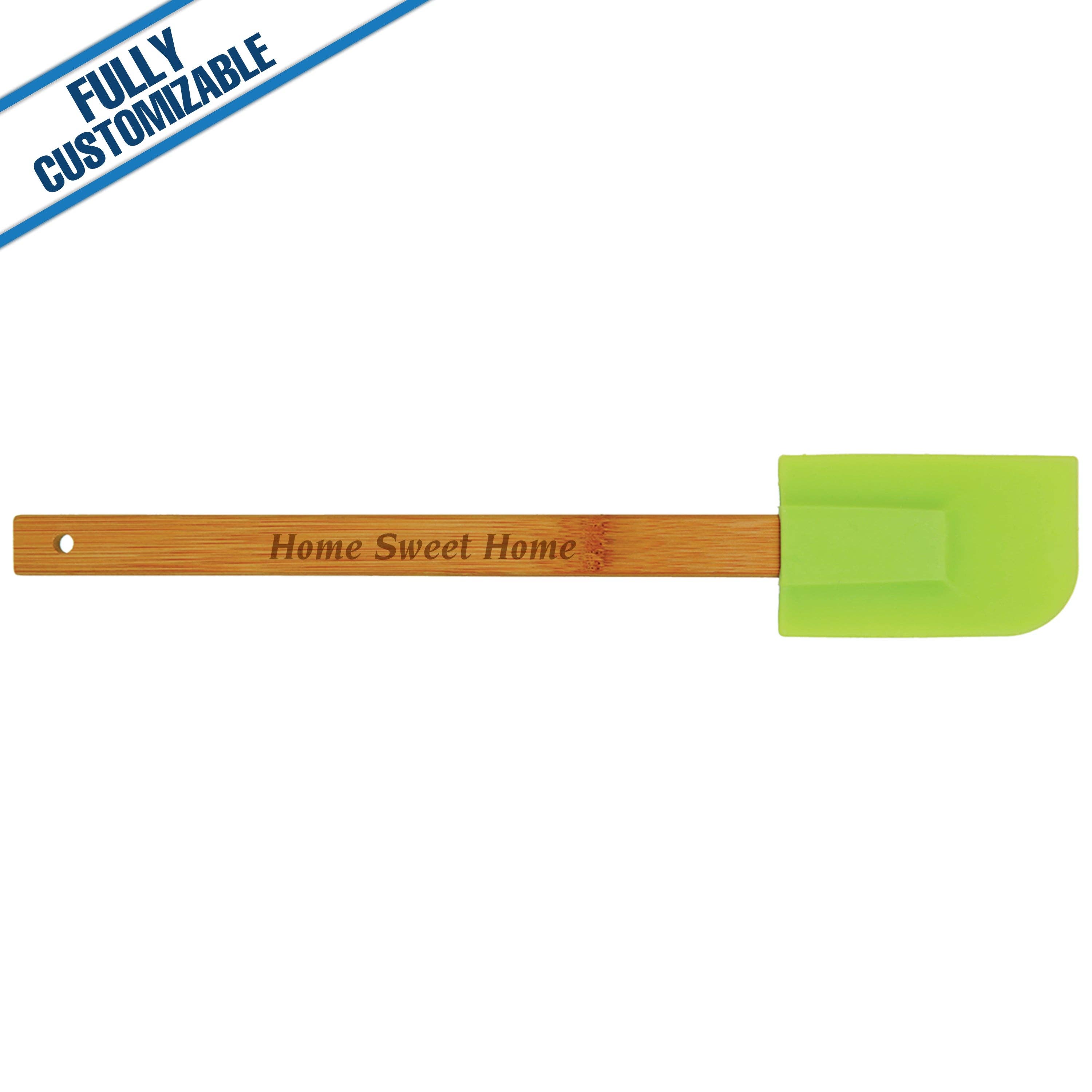 GiftWorksPlus - Wholesale Spatula/Turner - Silicone Spatula with Bamboo Handle - Fully Customizable1