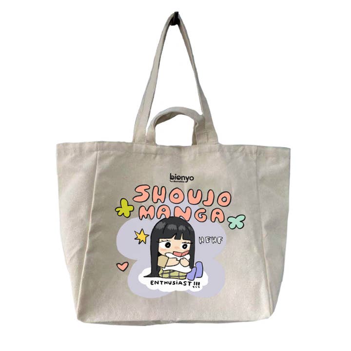 Tote bag pour passionné(e) de manga shoujo pour la vente par Bionyo Illustrations