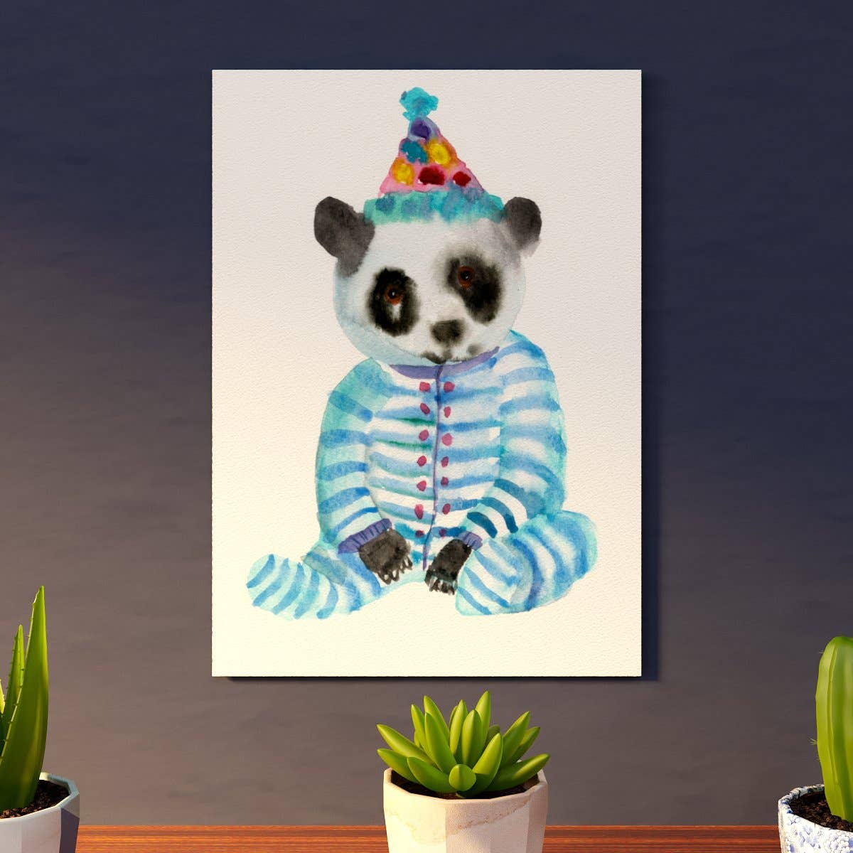 Rosie Webb illustrations - Wholesale Art Print - Panda Baby Giclée Print3