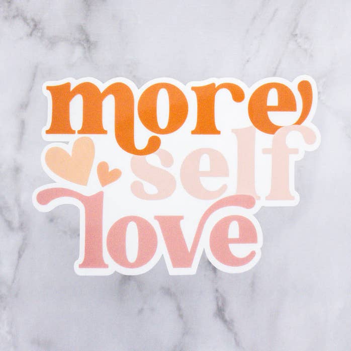 Mere Self Love Sticker for engroshandel hos MaMarie & Co.