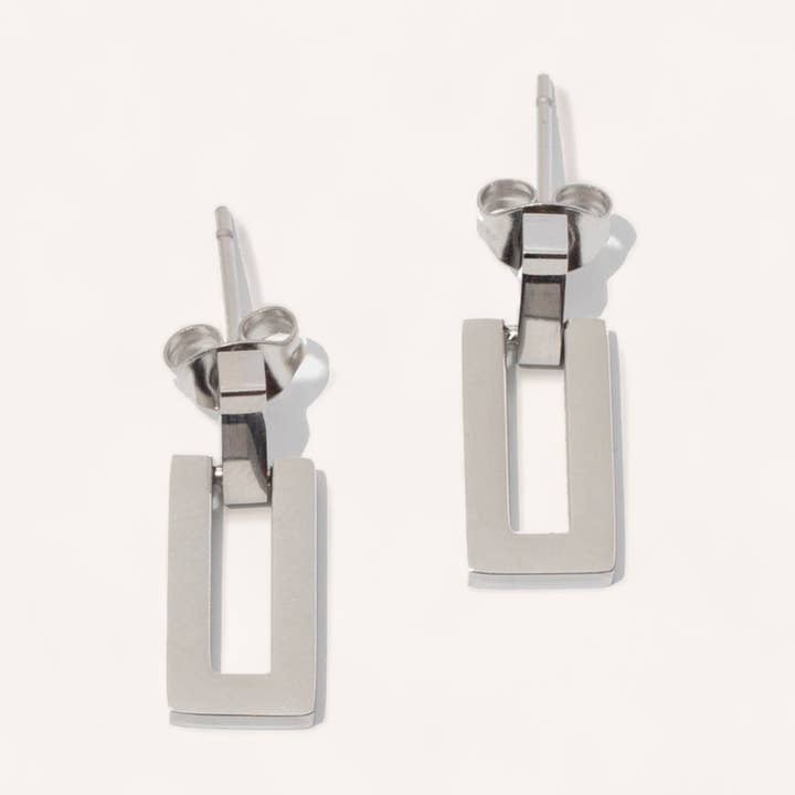 Boucles d'oreilles Lilly | Argent pour la vente par Luxe and Co