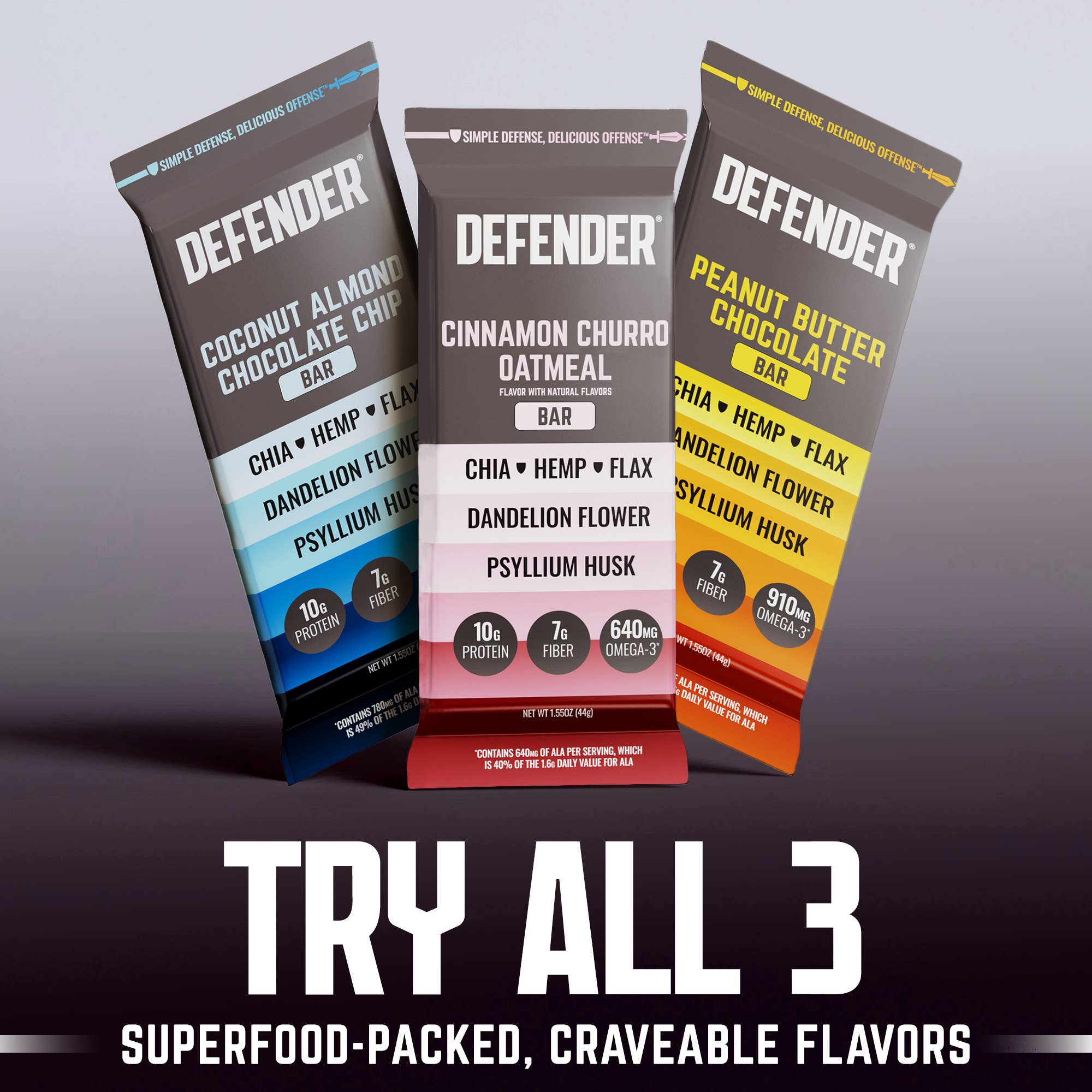 Defender Bar – wholesale Snack bar – NEW: Cinnamon Churro Oatmeal Defender Bar (24 bars)9