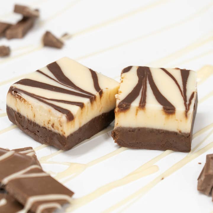 Valley Fudge & Candy - Wholesale Fudge - Chocolate Vanilla Swirl 1/2 lb. Fudge Bar0