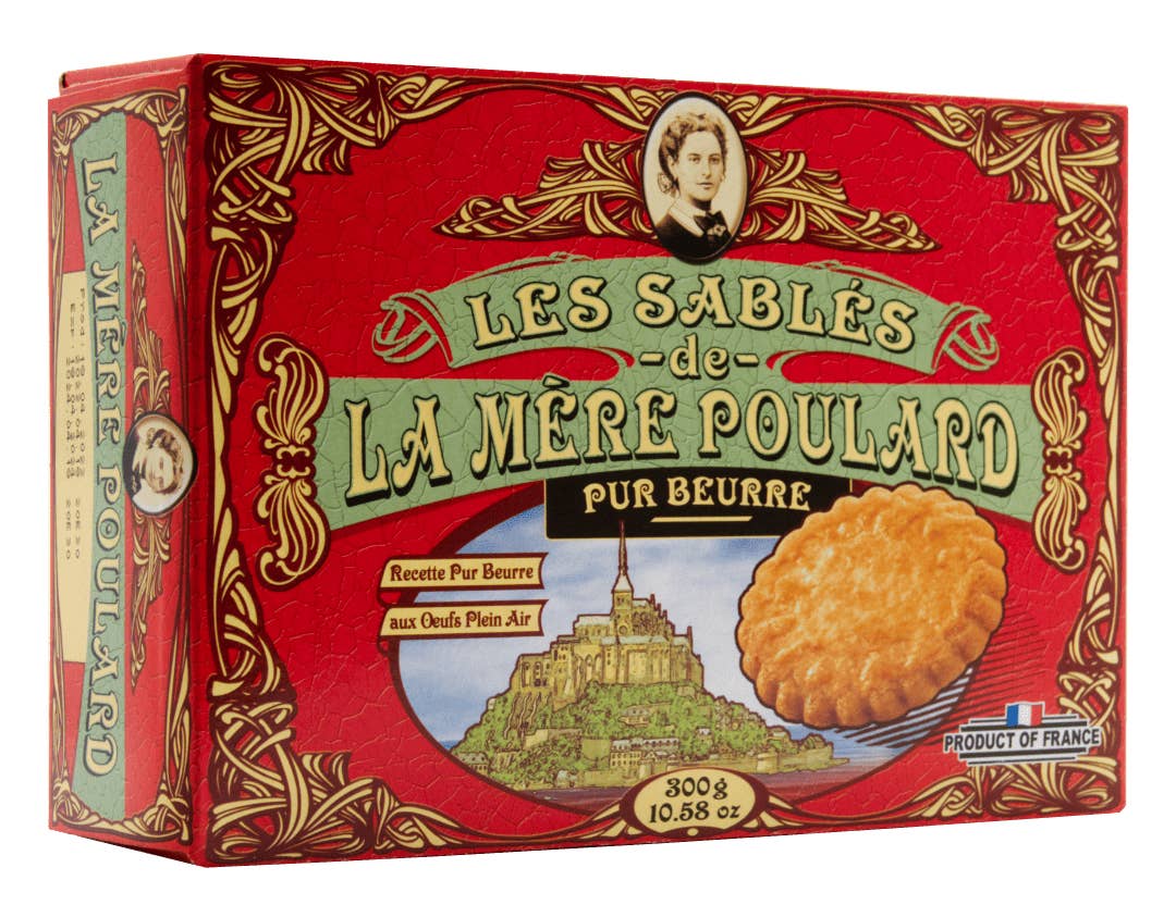Biscuiterie La Mère Poulard - Wholesale Cookie - 300g Shortbread Collector Cardboard Box