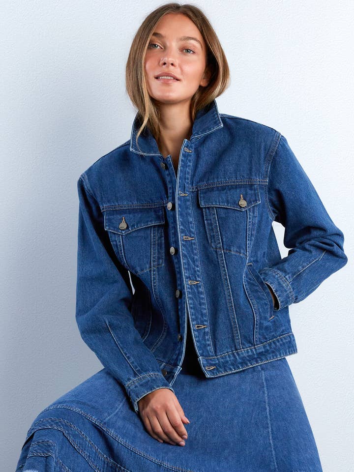 Madeleine Denim Jacket for wholesale by Billy T