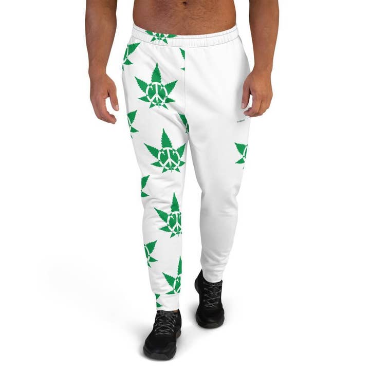 420 Joggers Peace Leaf por atacado de STFU