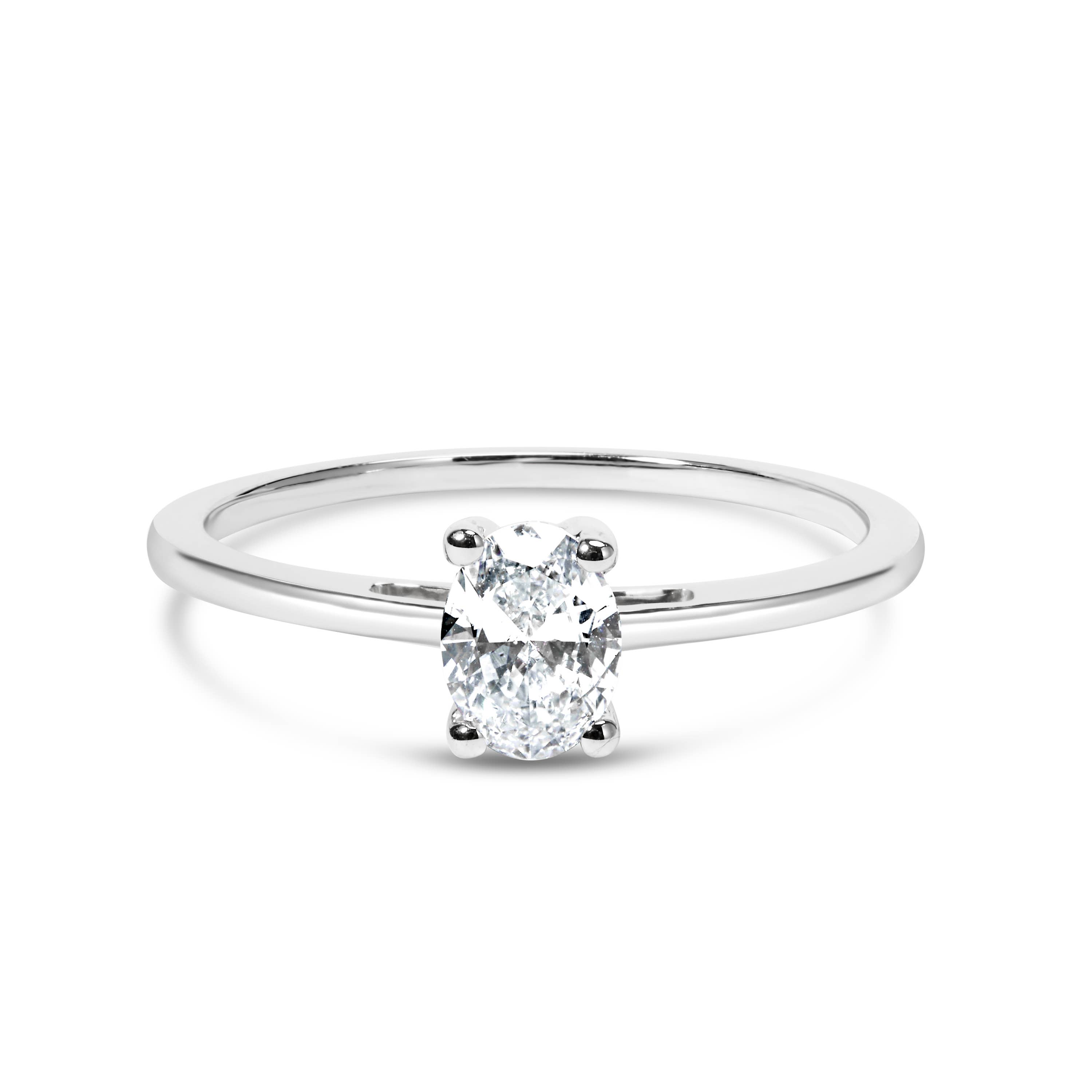 Infinite Jewels - Wholesale Engagement Ring - 14K Gold 1/2cttw Lab Grown Diamond Solitaire Engagement Ring