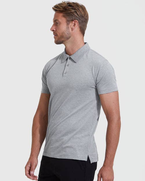 True Classic - Wholesale Polo - Men's - Short Sleeve Shirt | Polo | Heather Gray10