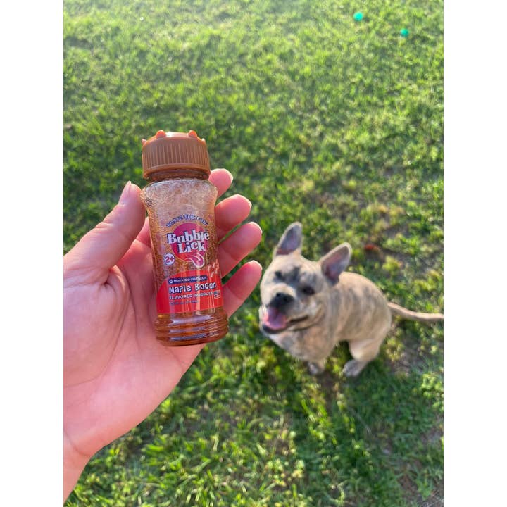 Toysmith - Wholesale Pet Treats - Dog - BubbleLickâ„¢ Pets Maple Bacon
