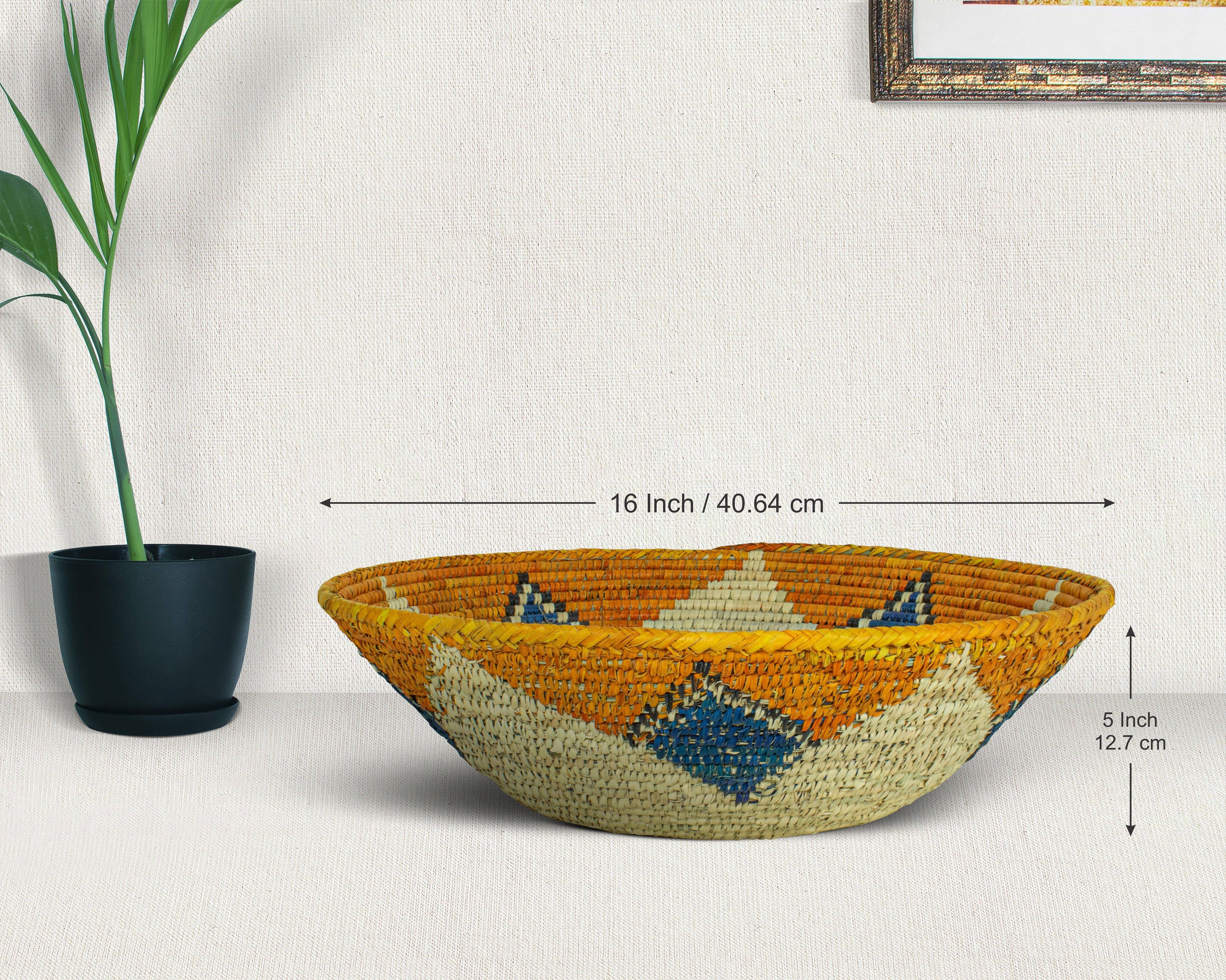 ArtisanalEmporiumLLC - Wholesale Basket - 16 Inch Handwoven Hanging & Storage Bowls3