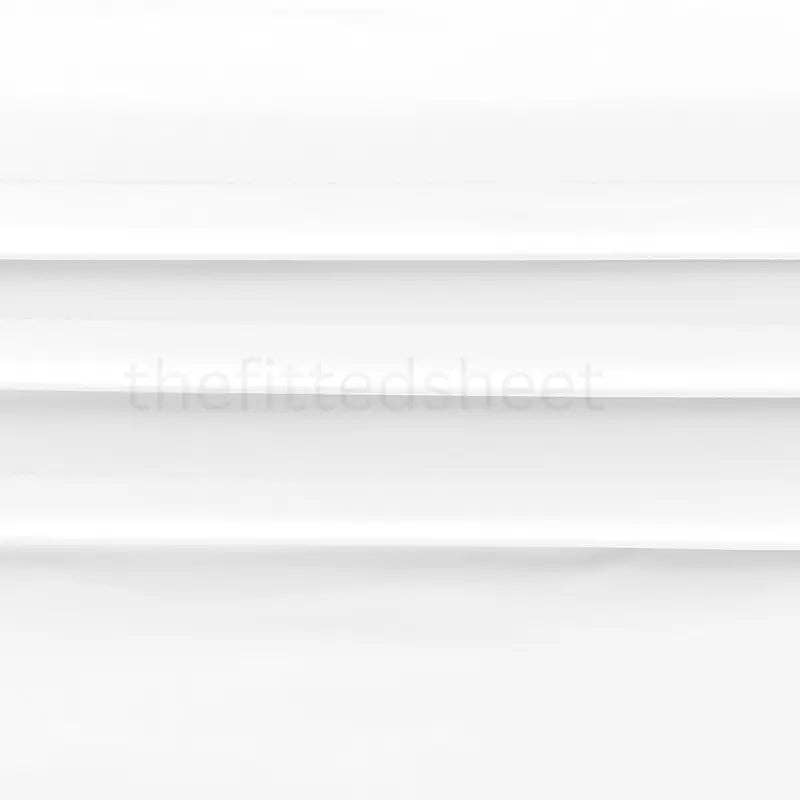 The Fitted Sheets – wholesale Fitted sheets – White Mfiber fitted sheet 16 Inches Deep 100% Polyester5