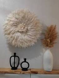 Sombrero Juju blanco crema para venta al por mayor de HOME DECOR FR