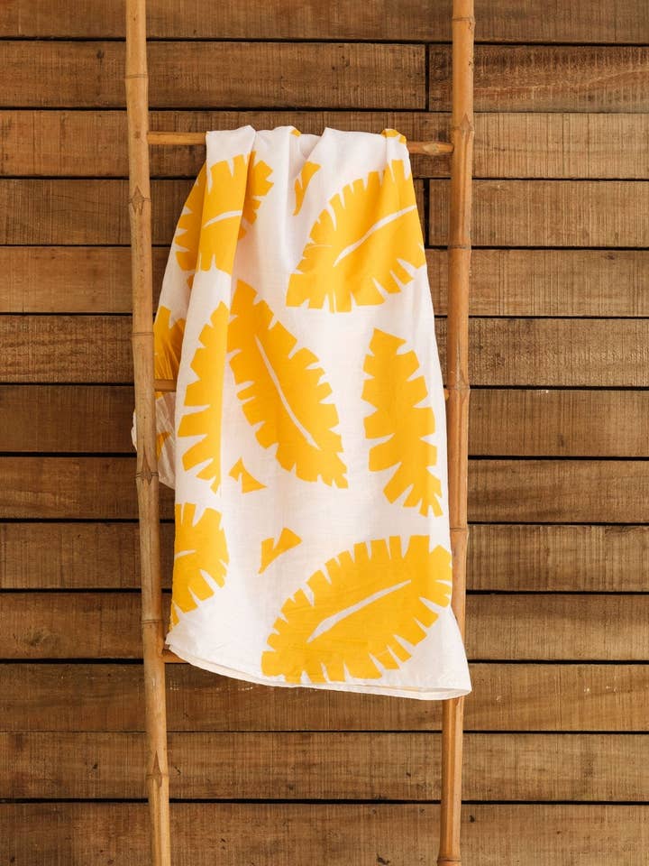 Rise Beyond the Reef - Wholesale Swim Cover Up - Women's - Handprinted "Sulu" Sarong - Senibua Print