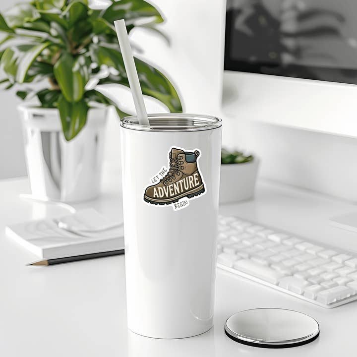 Sticker Atlas - Wholesale Sticker - Let Adventure Begin Sticker3