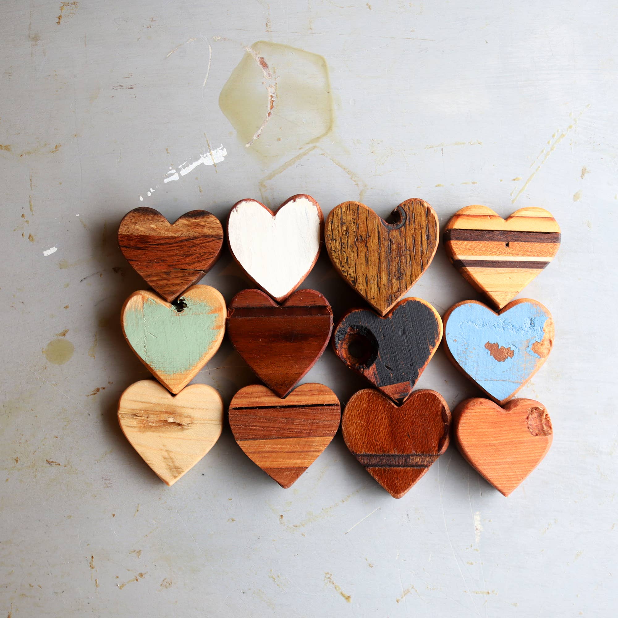 Dennehey Design - Wholesale Decorative Tabletop Object - Imperfect Hearts Decorative Tabletop Object, Reclaimed Wood4
