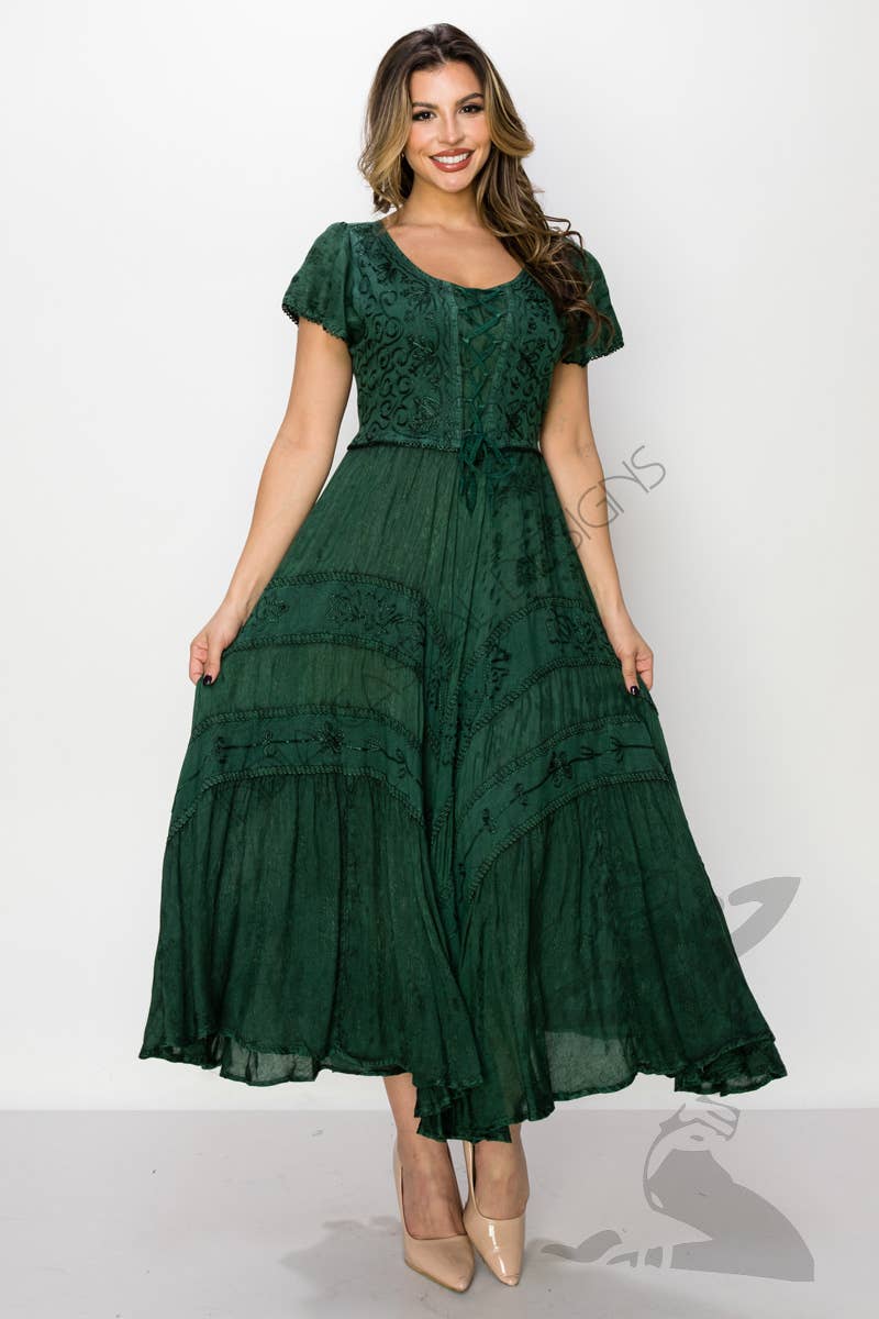 JUST CRUISING - India Casual Designs - Vente Robe – femme - Robe bohème élégante à détails brodés8