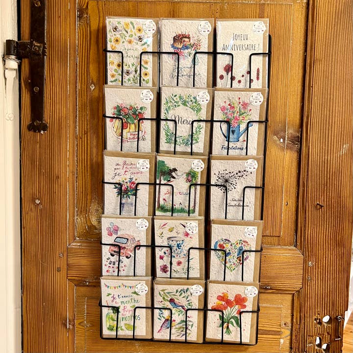 Conjunto de 15*6 cartas semeadas e seu suporte de parede por atacado de Les cartes de Lulu