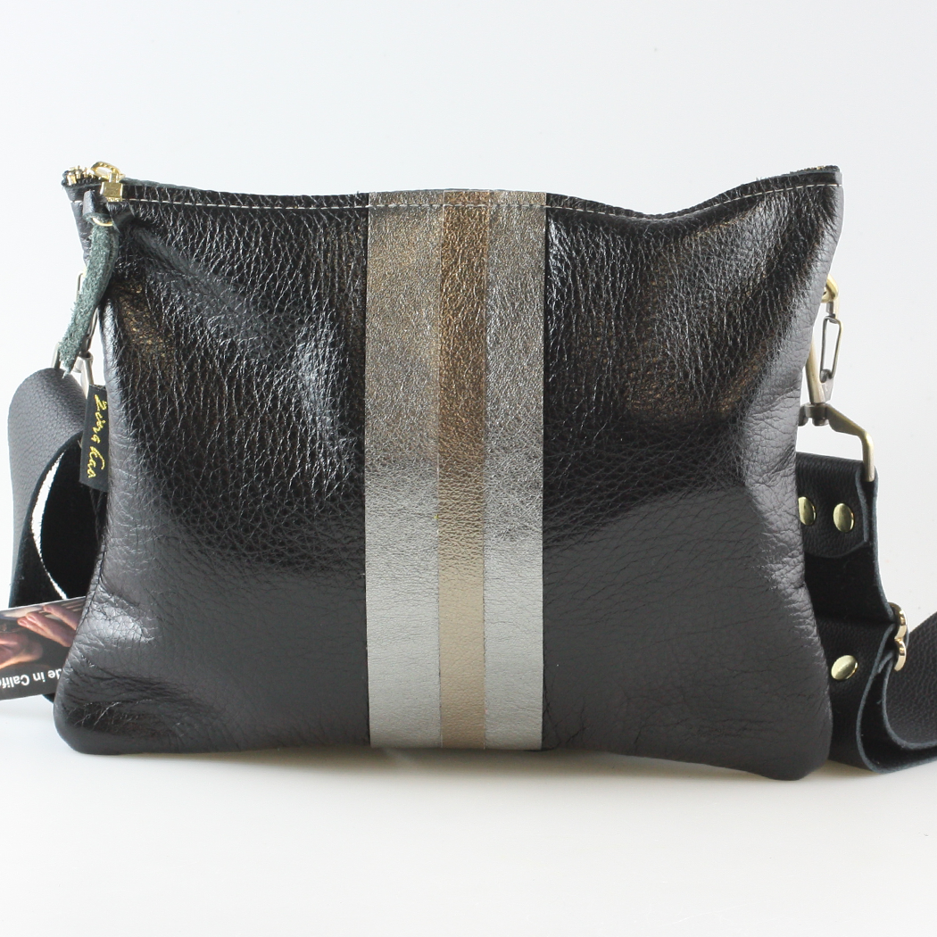Zina Kao Exclusives – wholesale Crossbody bag – Women's – The METALLIC Stripe Taylor5
