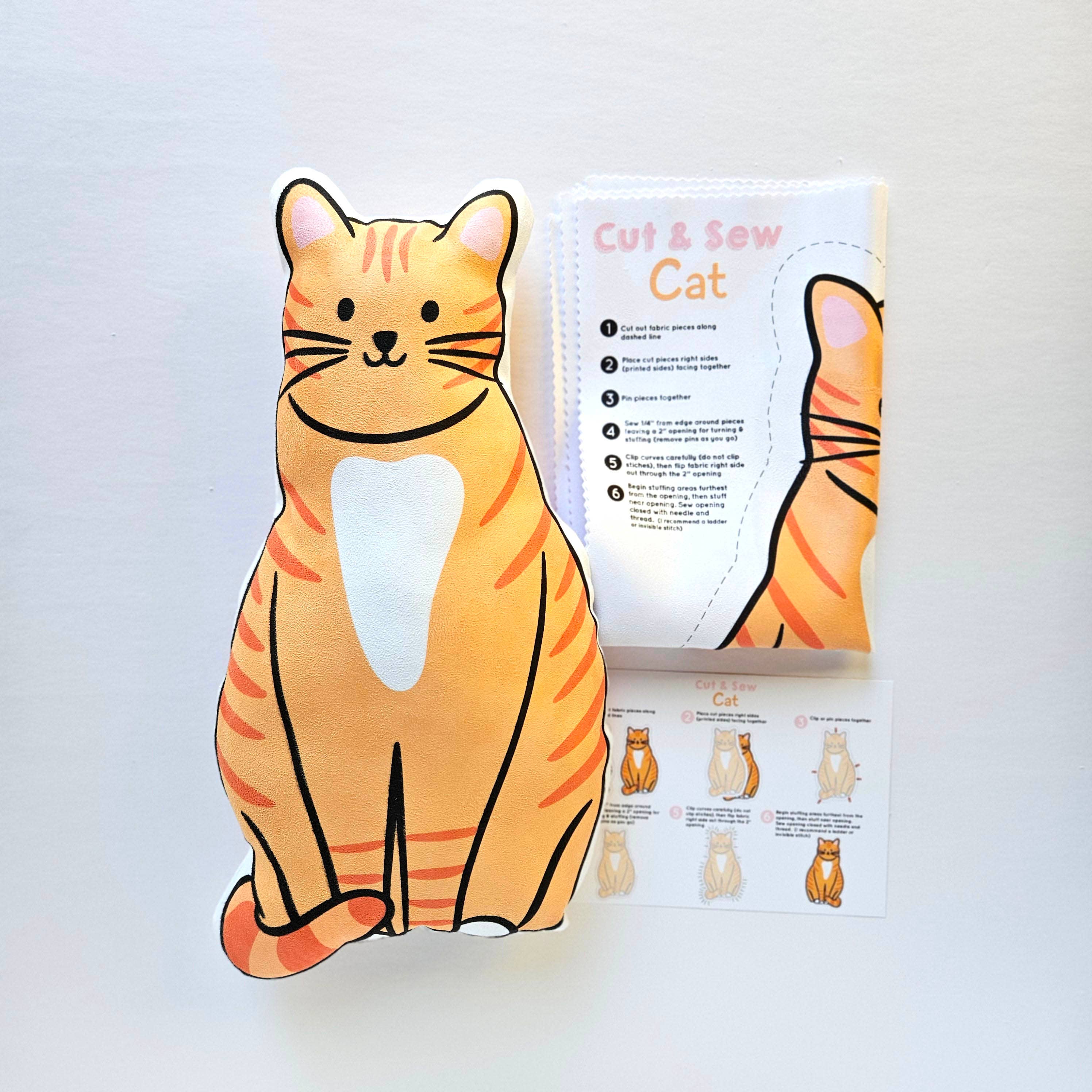 Nickwilljack - Wholesale Craft Sewing Kit - Sew Your Own Cat Kit5