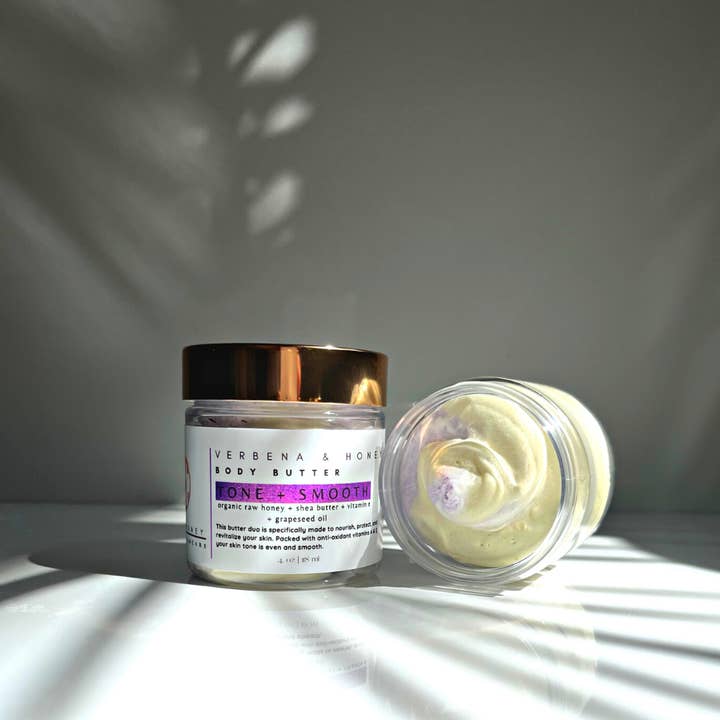 Verbena + Honey Body Butter for wholesale by Ginger & Honey