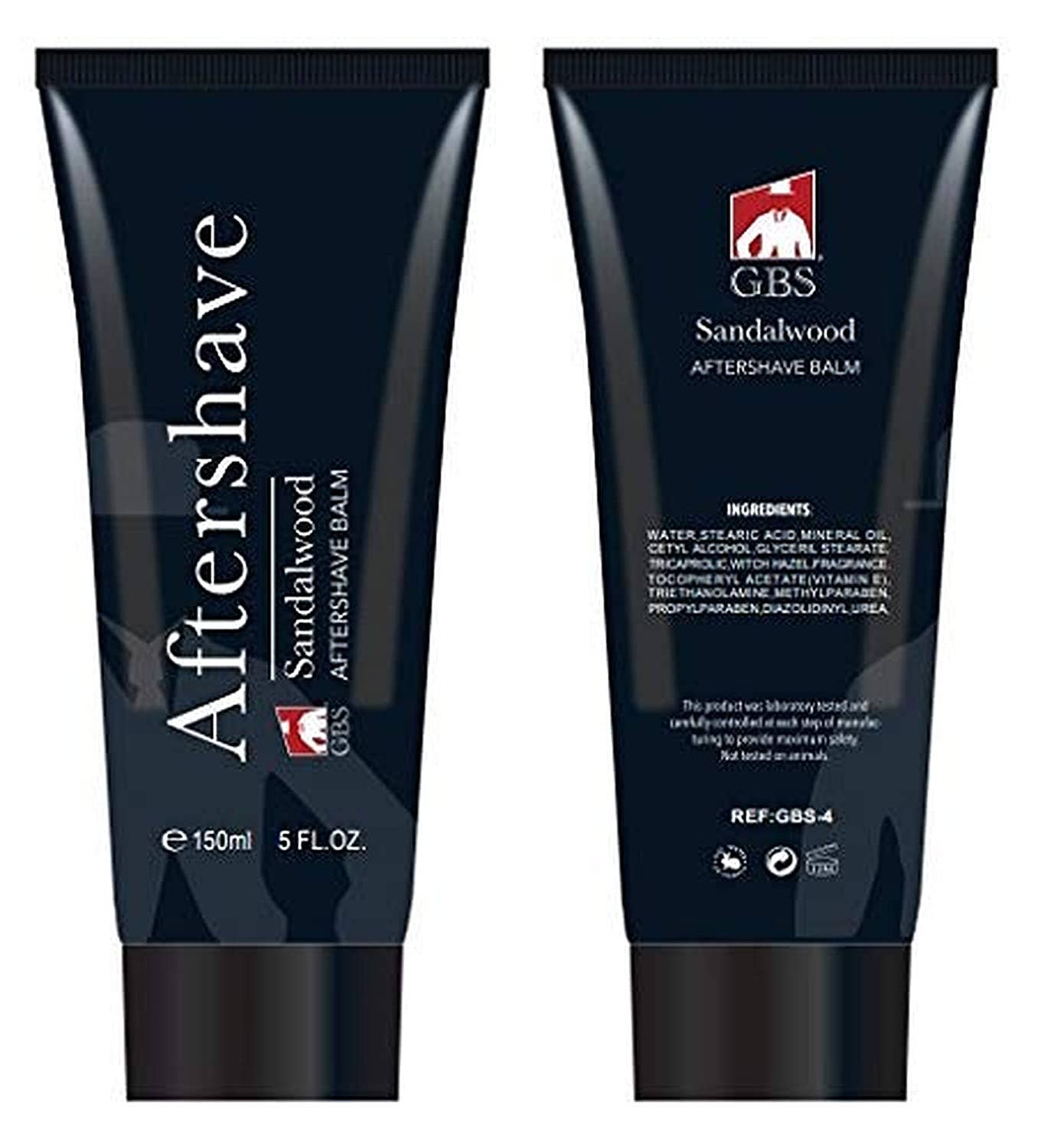GENTS FINE GROOMING PRODUCTS - Vente Après-rasage – homme - GBS Baume Après-Rasage 150 ml (5 oz) en Tube avec Boîte0