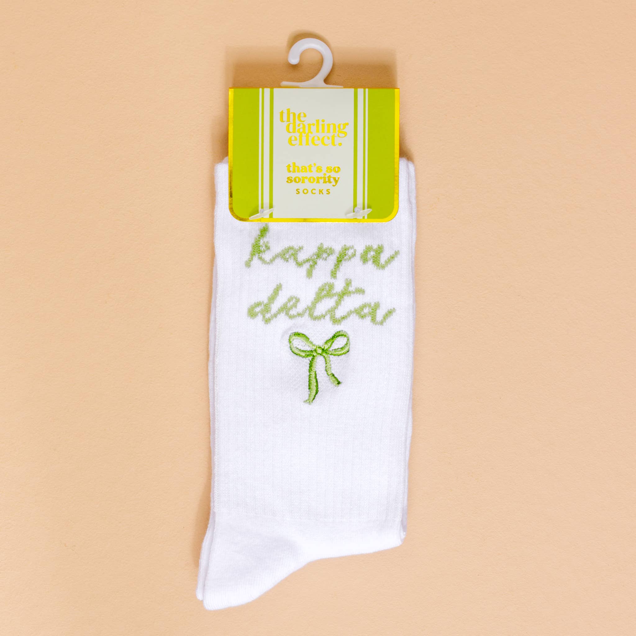 The Darling Effect - Vente Porte-clés – femme - Chaussettes montantes brodées de sororité12