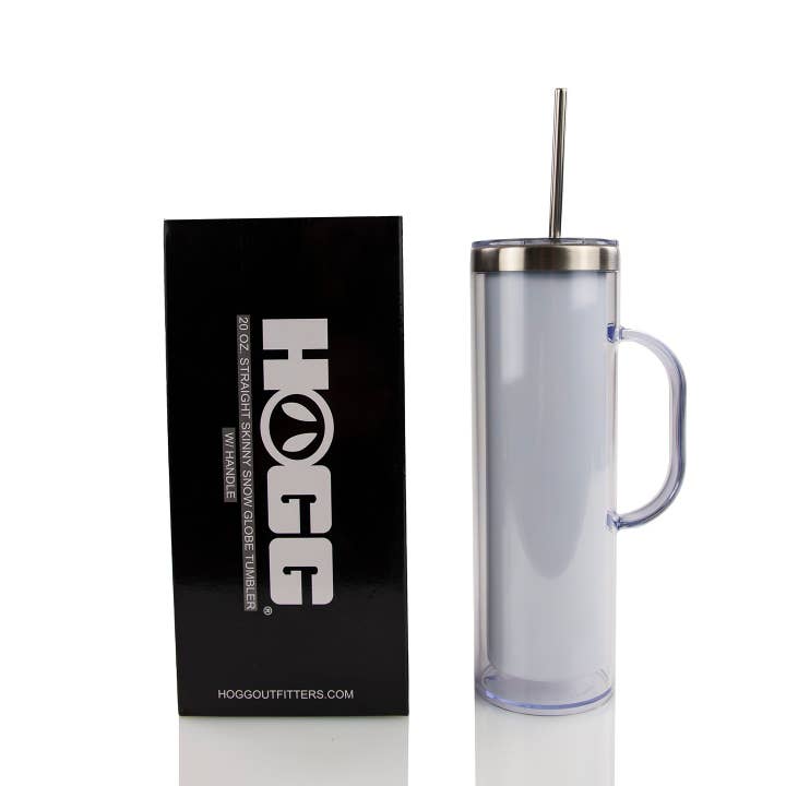 Hogg Outfitters - Wholesale Insulated Mug/Tumbler - 20oz SUBLIMATIONSKINNY SNOW GLOBE TUMBLER w/ HANDLE