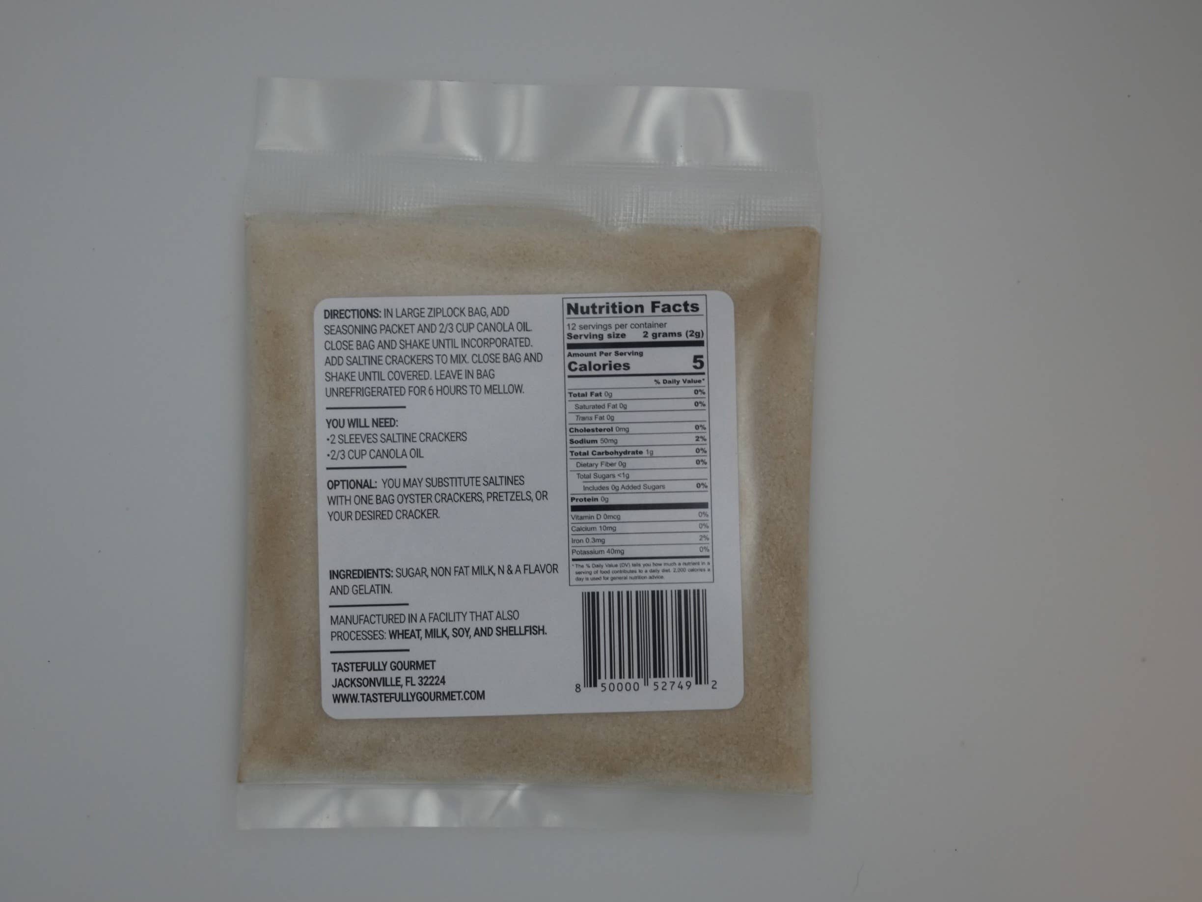 Tastefully Gourmet – Engroshandel Tørret krydderiblanding – Maple Praline Cracker Krydderier Mix1