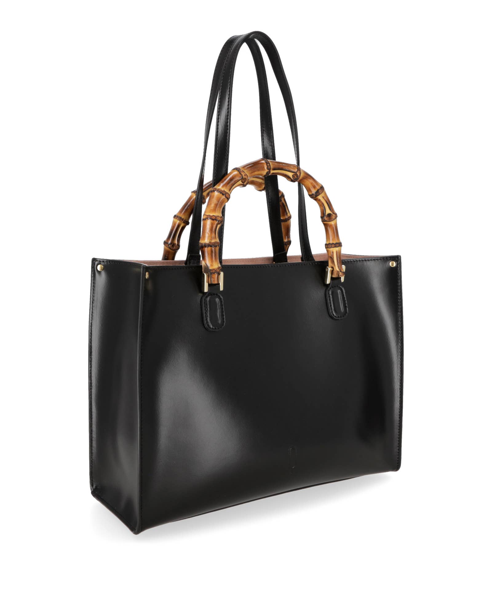 Quarzovivo – Mala com alça superior – Mulher por atacado – Bolsa de couro lisa feita na Itália - Elettra2